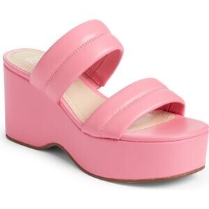 NWOT BP Raquelle Wedge Sandal in Pink